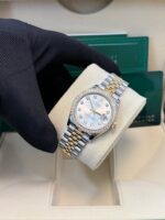 Rolex Datejust 31mm Stainless Steel and Yellow Gold Silver Diamond Dial Jubilee 278383RBR - Image 3