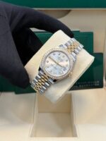 Rolex Datejust 31mm Stainless Steel and Yellow Gold Silver Diamond Dial Jubilee 278383RBR - Image 5