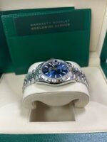 Rolex Datejust 36 Fluted Bezel Blue Index Dial Jubilee Bracelet 126234 - Image 3
