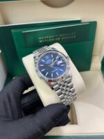 Rolex Datejust 36 Fluted Bezel Blue Index Dial Jubilee Bracelet 126234 - Image 6
