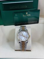 Rolex Datejust 36 Silver Roman Dial Fluted Jubilee Bracelet 126233 - Image 12