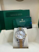 Rolex Datejust 36 Silver Roman Dial Fluted Jubilee Bracelet 126233 - Image 2