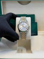 Rolex Datejust 36 Silver Roman Dial Fluted Jubilee Bracelet 126233 - Image 9