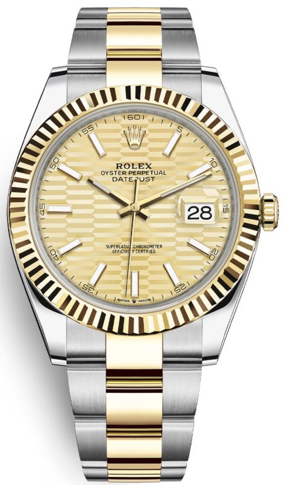 rolex-datejust-36-yellow-goldsteel-golden-fluted-motif-dial-domed-bezel-oyster-bracelet-ref-126233-119236.jpg Rolex Datejust 36 Yellow Gold/Steel Golden Fluted Motif Dial Domed Bezel Oyster Bracelet (Ref 126233) - Image 1