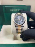 Rolex Datejust 36mm Wimbledon Dial Yellow Gold and Steel 126233 - Image 4