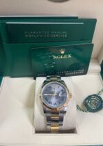 Rolex Datejust 36mm Wimbledon Dial Yellow Gold and Steel 126233 - Image 2