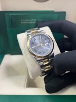 Rolex Datejust 36mm Wimbledon Dial Yellow Gold and Steel 126233 - Image 8