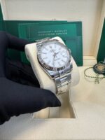 Rolex Datejust 41 Fluted Bezel White Index Dial Oyster Bracelet 126334 - Image 8