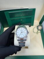 Rolex Datejust 41 Fluted Bezel White Index Dial Oyster Bracelet 126334 - Image 14
