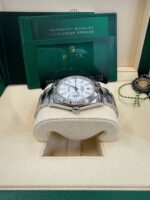 Rolex Datejust 41 Fluted Bezel White Index Dial Oyster Bracelet 126334 - Image 5