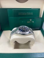 Rolex Datejust 41/ Stainless Steel/ Blue Index Dial/ Smooth Bezel/ Jubilee Bracelet (Ref# 126300) - Image 3