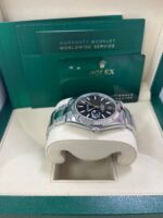 Rolex Datejust 41 Stainless Steel & White Gold - Black Index Dial - Fluted Bezel (Ref# 126334) - Image 5