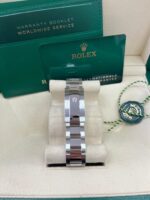 Rolex Datejust 41 Stainless Steel & White Gold - Black Index Dial - Smooth Bezel (Ref# 126300) - Image 8