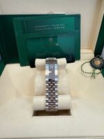 Rolex Datejust 41/ Stainless Steel & White Gold/ White Index Dial/ Fluted Bezel/ Jubilee Bracelet (Ref# 126334) - Image 7