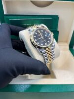 Rolex Datejust 41 Steel and Yellow Gold Black Diamond Jubilee 126333 - Image 9