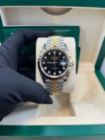 Rolex Datejust 41 Steel and Yellow Gold Black Diamond Jubilee 126333 - Image 13