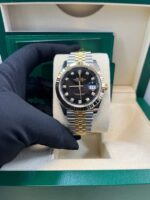 Rolex Datejust 41 Steel and Yellow Gold Black Diamond Jubilee 126333 - Image 8