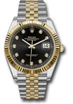 Rolex Datejust 41 Steel and Yellow Gold Black Diamond Jubilee 126333