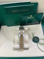 Rolex Datejust 41 Steel and Yellow Gold Fluted Bezel Black Index Dial Jubilee Bracelet 126333 - Image 5