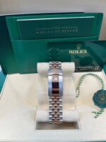 Rolex Datejust 41 Two-Tone Stainless Steel and Rose Gold/ Chocolate Index Dial/ Fluted Bezel/ Jubilee Bracelet (Ref#126331) - Image 10