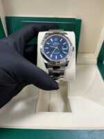 Rolex Datejust 41 White Gold and Steel Blue Index Oyster Bracelet Fluted Bezel (Ref#126334) - Image 10