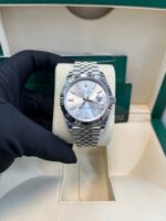 Rolex Datejust 41 White Gold and Steel Silver Index Fluted Bezel (Ref#126334) - Image 12
