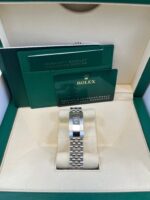 Rolex Datejust 41 White Gold and Steel Silver Index Fluted Bezel (Ref#126334) - Image 8
