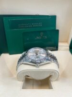 Rolex Datejust 41 White Gold and Steel Silver Index Fluted Bezel (Ref#126334) - Image 6
