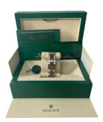 Rolex Datejust 41 Yellow Gold & Steel Fluted Bezel White Mother Of Pearl Diamond Dial Oyster (Ref # 126333) - Image 3