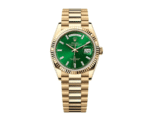 Rolex Day-Date 36 36mm NEW RELEASE 2024 Day-Date 36 GREEN BAGUETTE DIAL 128238
