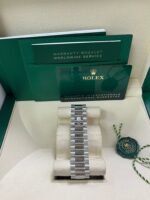 Rolex Day-Date 40 Platinum Day-Date 40 Watch - Fluted Bezel - Ice Blue Roman Dial President Bracelet 228236 - Image 8