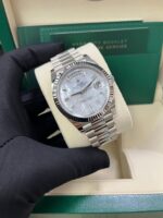 Rolex Day-Date 40 White Gold Mother of Pearl Diamond Dial 228239 - Image 6