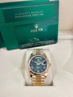 Rolex Day-Date 40mm Ombre Green Roman Dial New Release 228238 - Image 2