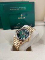 Rolex Day-Date 40mm Ombre Green Roman Dial New Release 228238 - Image 5