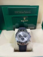 Rolex Daytona 40 White Gold Steel Grey Index Dial Black Sub-Dials Oysterflex (Ref# 116519LN) - Image 2