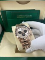 Rolex Daytona 40mm/ 18k Rose Gold/ Sundust Index Cosmograph Dial/ Black Sub-dials (Ref# 116505) - Image 12