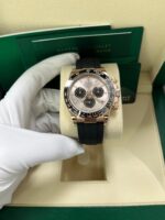 Rolex Daytona Cosmograph Daytona Black Bezel - Sundust And Black Index Dial - Oysterflex Strap 126515ln - Image 10