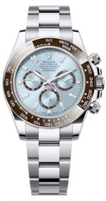 Rolex Daytona Platinum Daytona Ice Blue Baguette Dial 126506
