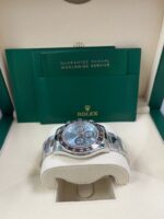 Rolex Daytona Platinum Daytona Ice Blue Baguette Dial 126506 - Image 3