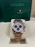Rolex Daytona Rose Gold Cosmograph Daytona 40 Watch - Meteorite and Black Dial-Oyster Bracelet 116505 - Image 7
