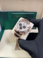 Rolex Daytona Rose Gold Cosmograph Daytona 40 Watch - Meteorite and Black Dial-Oyster Bracelet 116505 - Image 10