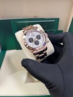 Rolex Daytona Rose Gold Cosmograph Daytona 40 Watch - Meteorite and Black Dial-Oyster Bracelet 116505 - Image 11