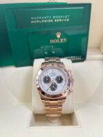 Rolex Daytona Rose Gold Cosmograph Daytona 40 Watch - Meteorite and Black Dial-Oyster Bracelet 116505 - Image 4