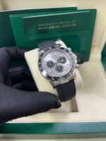 Rolex Daytona White Gold Cosmograph Daytona Silver And Black Index Dial - Oysterflex Strap 126519LN - Image 8