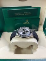 Rolex Daytona White Gold Cosmograph Daytona Silver And Black Index Dial - Oysterflex Strap 126519LN - Image 3