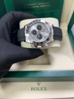 Rolex Daytona White Gold Cosmograph Daytona Silver And Black Index Dial - Oysterflex Strap 126519LN - Image 12