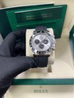 Rolex Daytona White Gold Cosmograph Daytona Silver And Black Index Dial - Oysterflex Strap 126519LN - Image 10