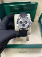 Rolex Daytona White Gold Cosmograph Daytona Silver And Black Index Dial - Oysterflex Strap 126519LN - Image 11