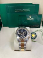 Rolex Daytona Yellow Gold and Steel Daytona Black Index Dial - Oyster Bracelet 126503 - Image 3
