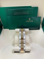 Rolex Daytona Yellow Gold and Steel Daytona Black Index Dial - Oyster Bracelet 126503 - Image 9